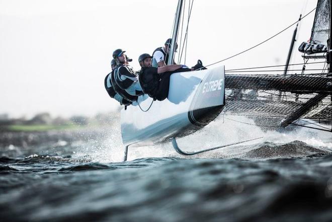 Act 1, Muscat - Day 4 - Five of the eight sailors in the NZL Sailing Team squad had formed the team of the same name that competed as a wildcard in the first Act of the Extreme Sailing Series in Muscat earlier this year &copy; Lloyd Images http://lloydimagesgallery.photoshelter.com/
